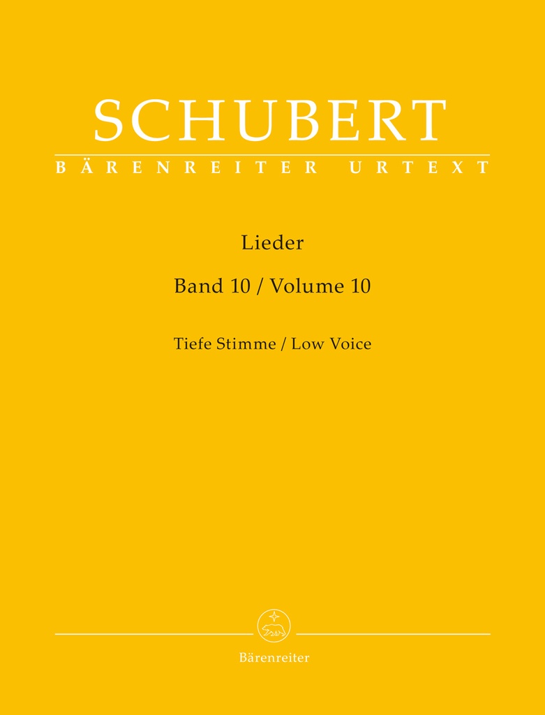 Lieder - Vol. 10 (Low voice)