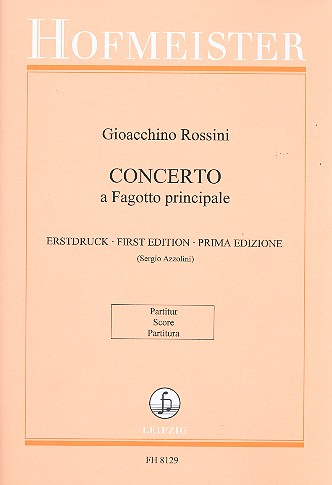 Concerto a Fagotto Principale (Score)