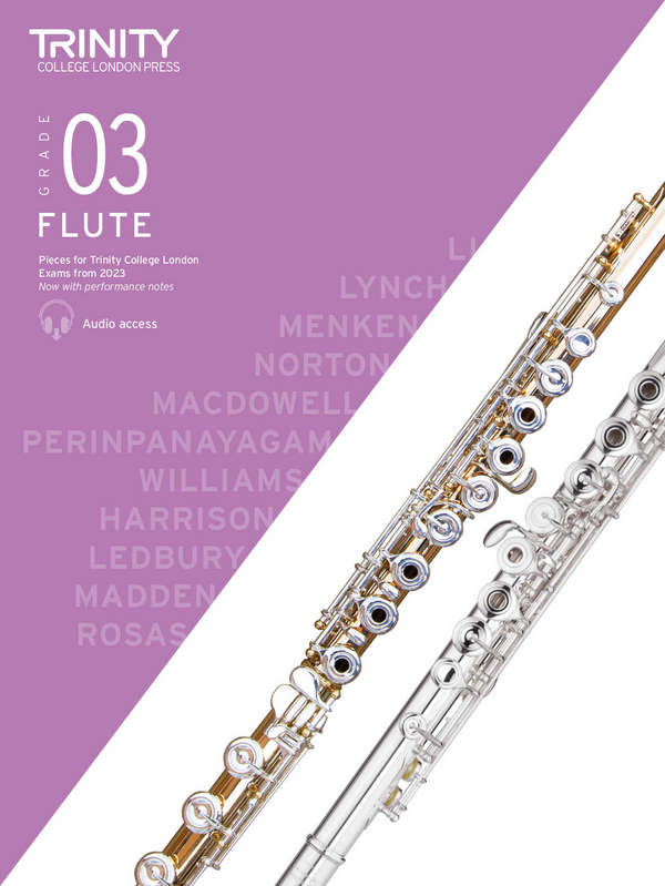 Flute Exam Pieces from 2023 - Grade 3