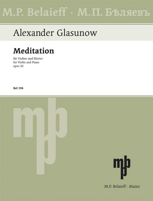 Meditation, Op.32