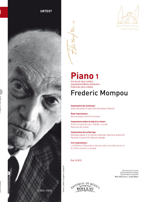 Piano, Vol.1 Unpublished Works Collection