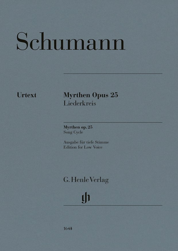 Myrthen op. 25, Song Cycle (Medium voice)