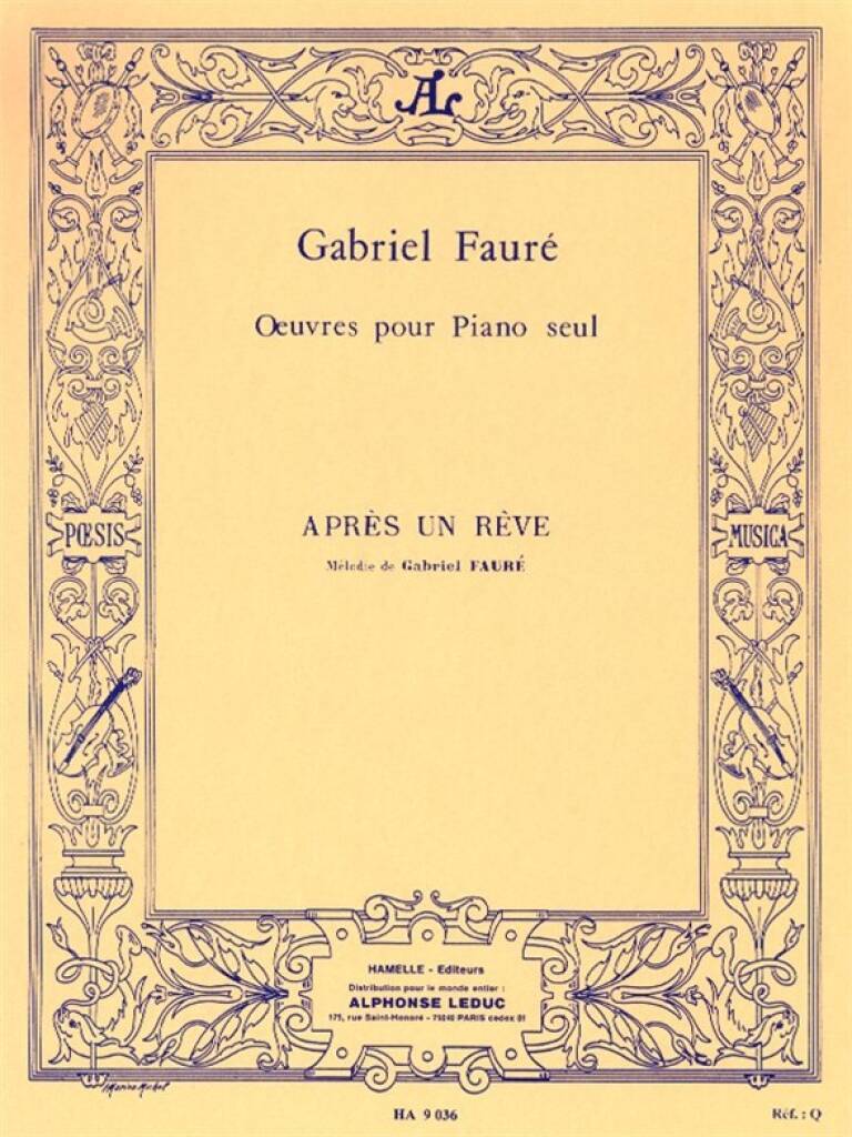 Après un Rêve (pour Piano seul)