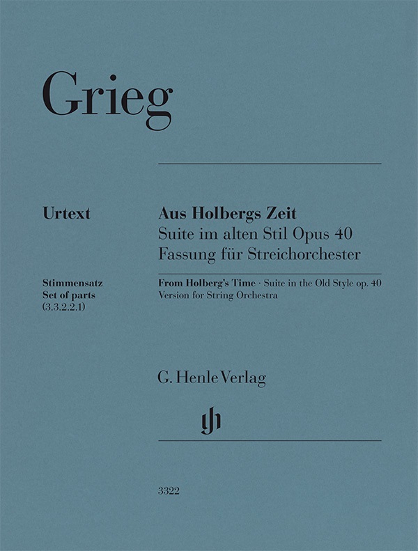 Holberg Suite, Opus 40 (Set of strings)