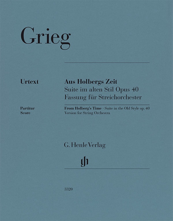 Holberg Suite, Opus 40 (Full score)