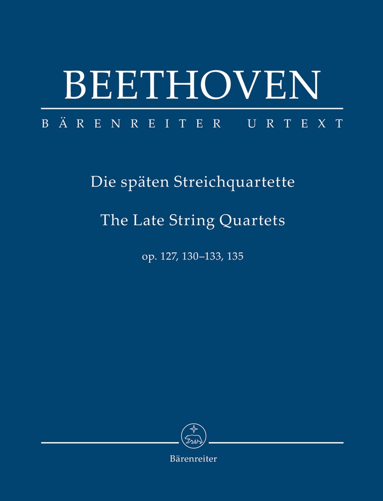 The Late String Quartets, Opus 127, 130-133, 135 (Pocket score)