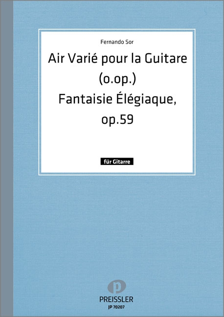 Air varie, Fantasie elegiaque, Op.59