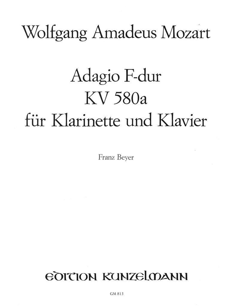 Adagio F-dur, KV.580a