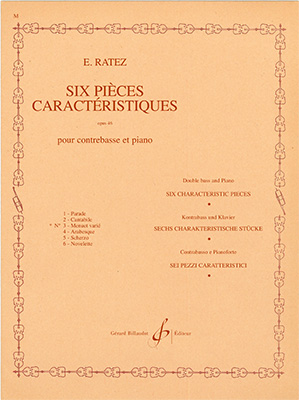 6 Pièces caractéristiques, Op.46/3 Menuet varié