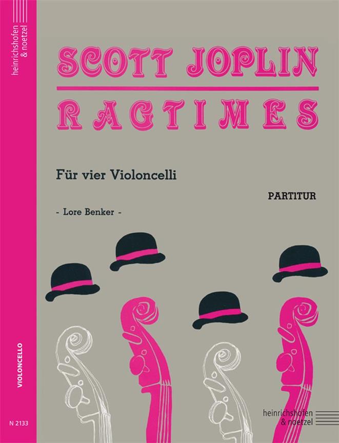 Ragtimes fur 4 Violoncelli (Partitur)