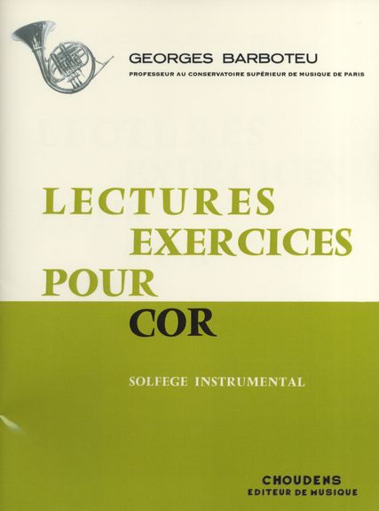 Lectures Exercices Pour Cor - Solfège Instrumental