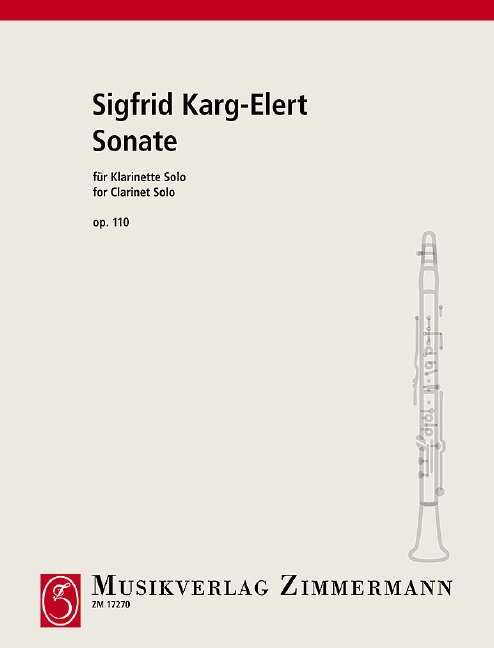 Sonate fur Klarinette solo, Op.110