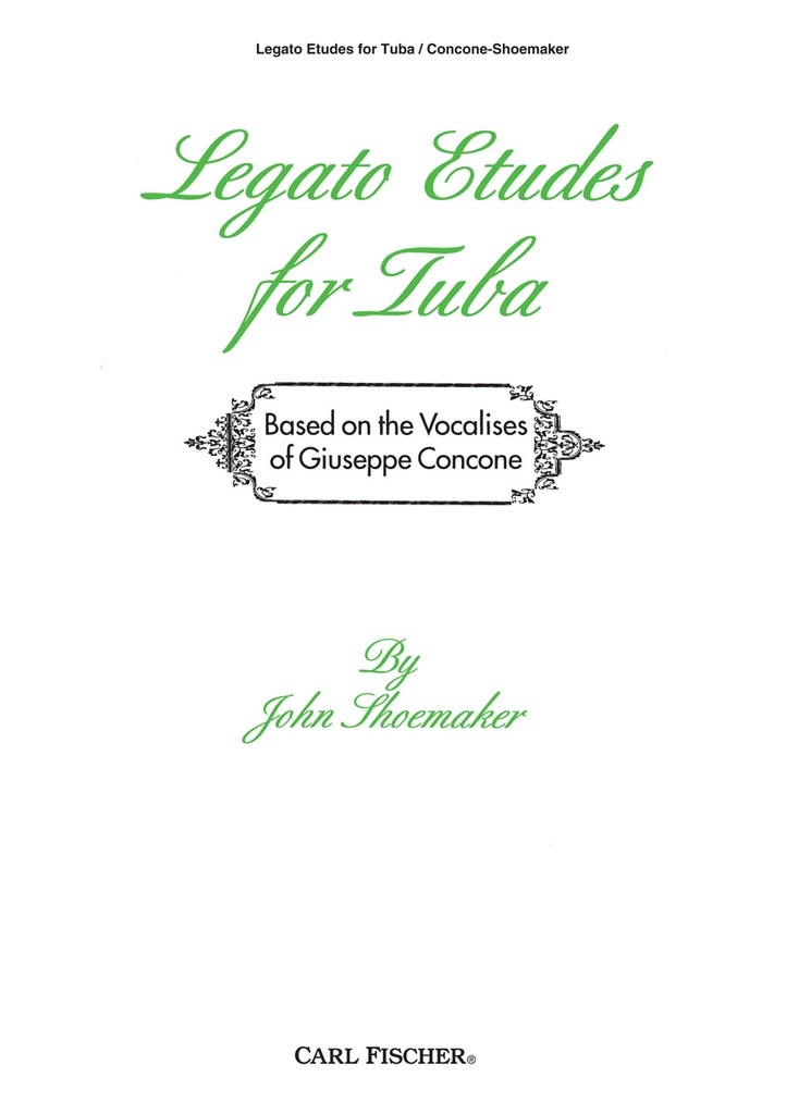 Legato Etudes (Based on Concone's vocalises)