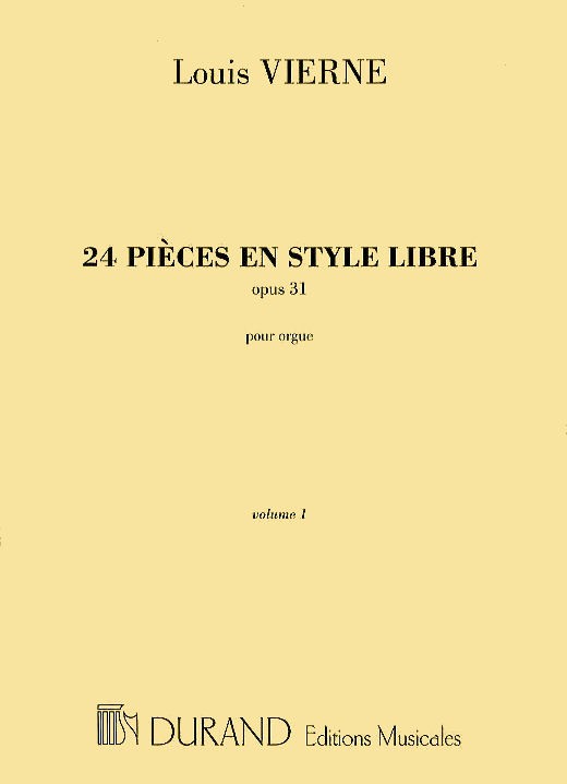 24 Pieces en Style Libre, Op.31 - Vol.1