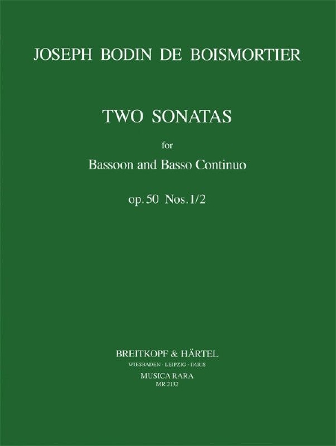 2 Sonatas, Op.50/1-2 (Score and parts)