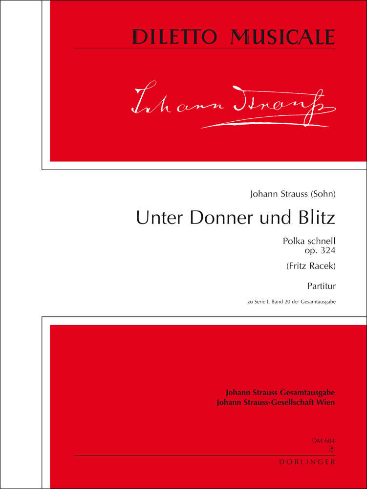 Unter Donner und Blitz, Op.324 (Full score)