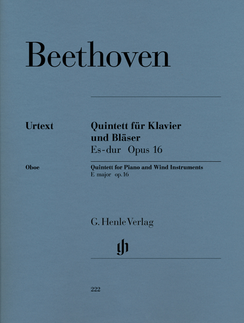 Klavier-Quintett, Op.16 (Bläserfassung)