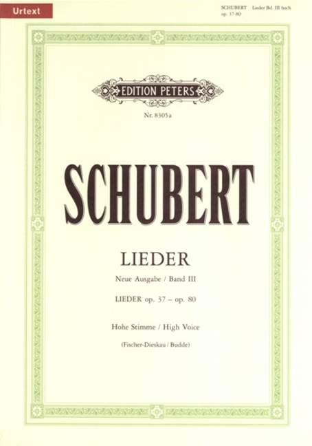 Lieder - Band 3 (Hohe Stimme)