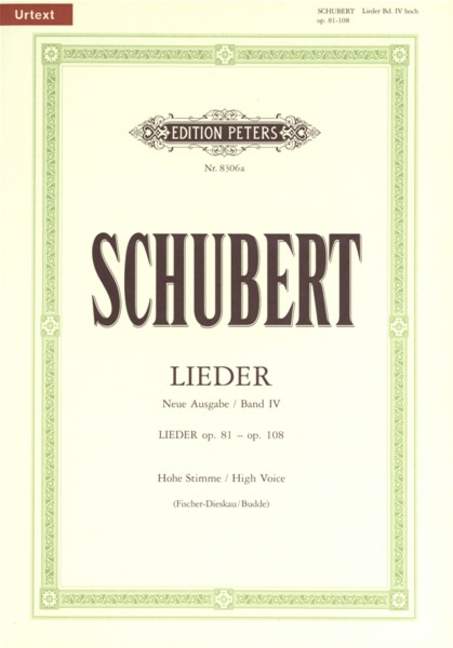 Lieder - Band 4 (Hohe Stimme)