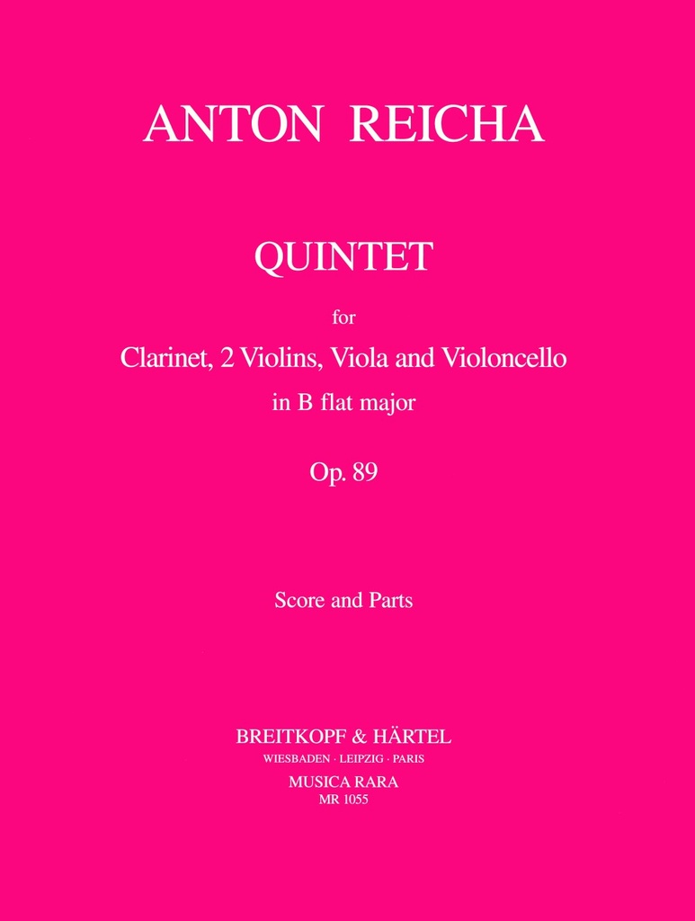 Quintet in Bb (Score and parts)