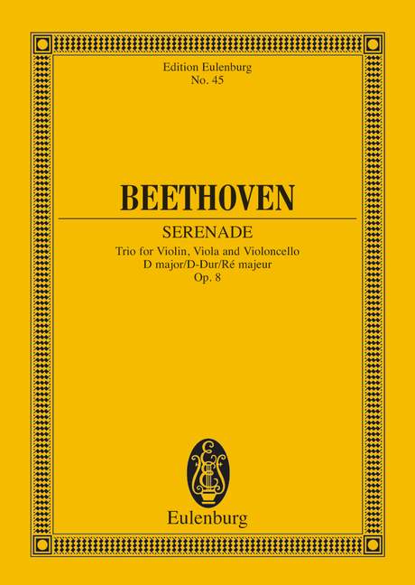 Serenade in D, Op.8 (Study score)