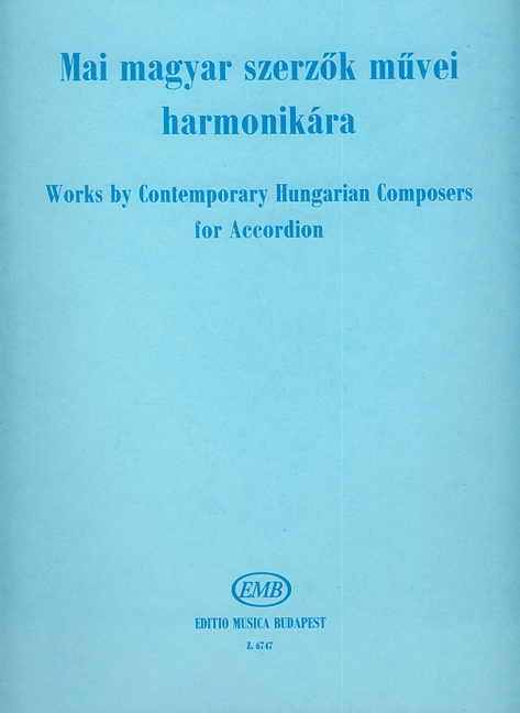 Works by contemporary hungarian comp.