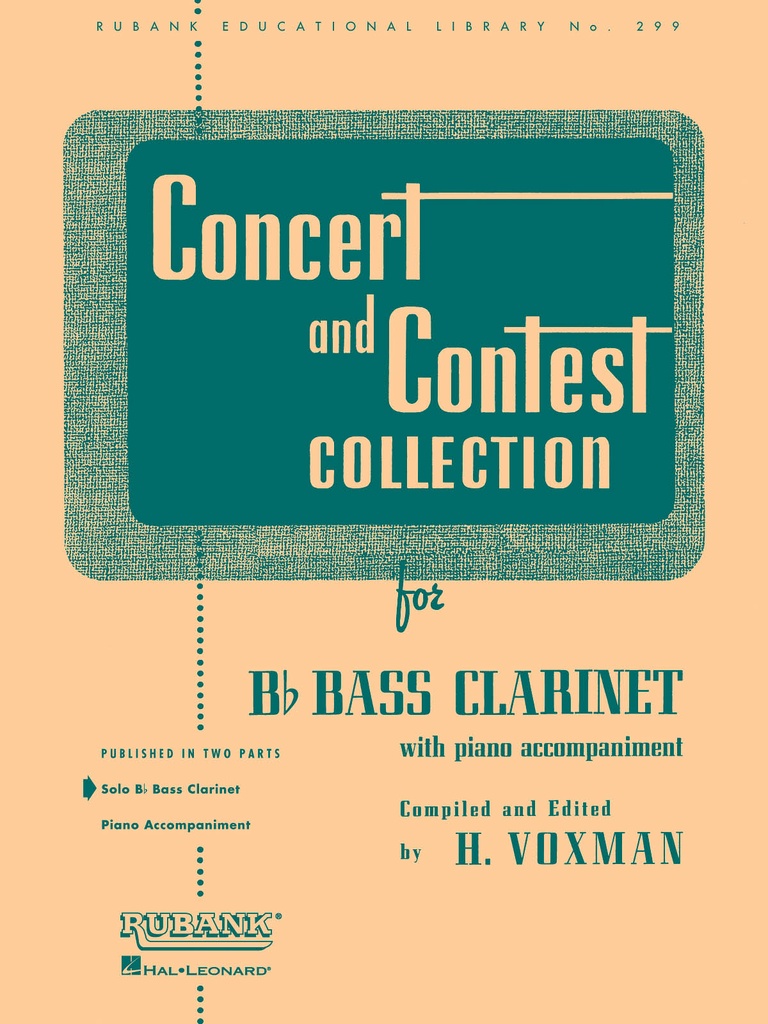 Concert and Contest Collection (Bass clarinet Solo part)