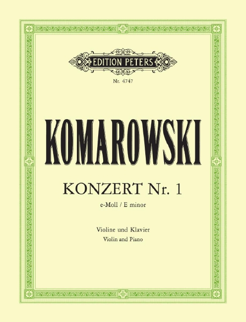 Konzert No.1 in e