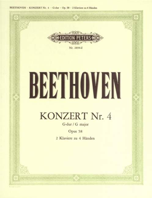 Piano concerto No.4, Op.58