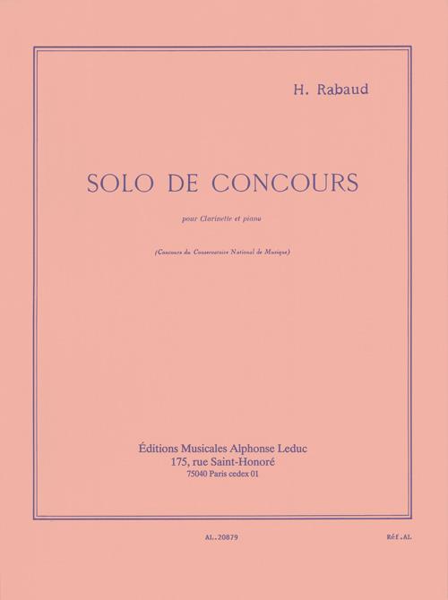 Solo de Concours, Op.10