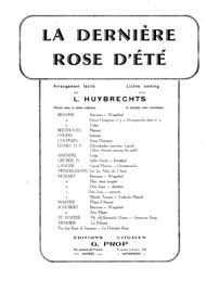 La dernière rose d'été