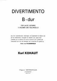 Divertimento B-dur (Partituur en partijen)