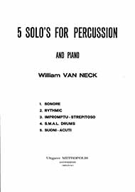 5 Solo's for Percussion