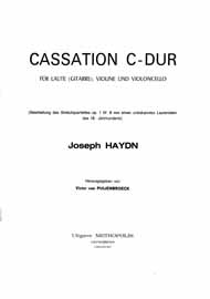 Cassation C-dur (Partituur en partijen)