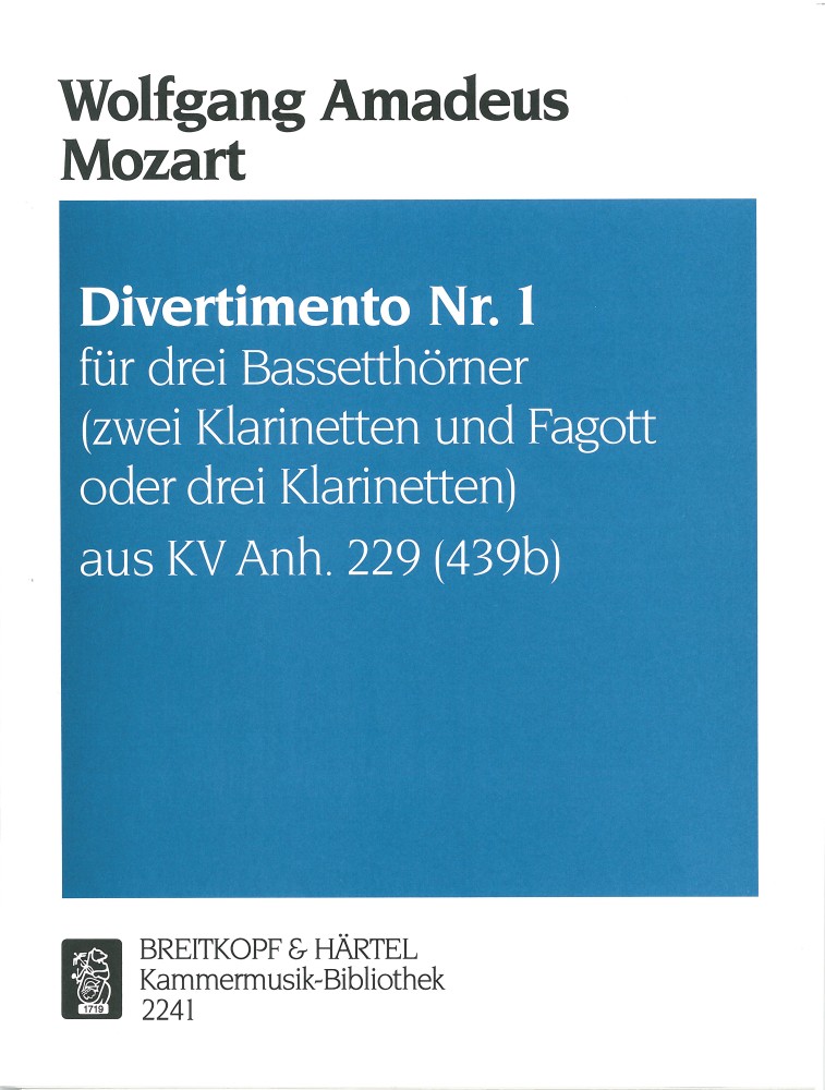 Divertimento No.1 in Bb major, KV.App. 229