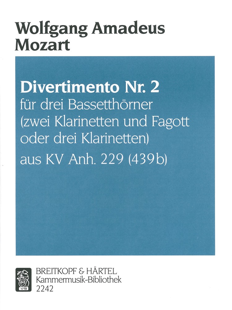 Divertimento No.2 in Bb major, KV.App. 229