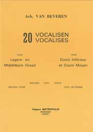 20 Vocalises (Lage & midden stem)