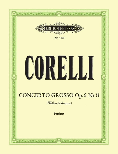 Concerto grosso, Op.6/8 (Full score)