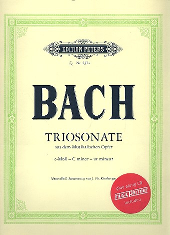 Triosonate c-moll aus mus.Opfer (Bk & CD)