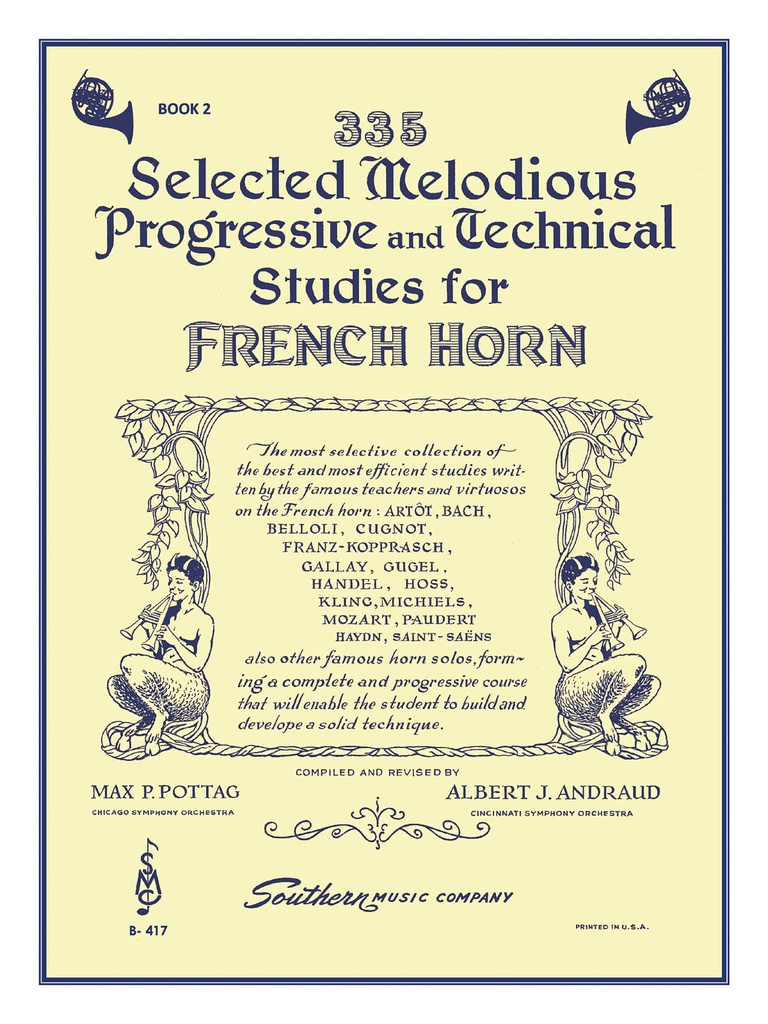 335 Selected Melodious, Progressive and Technical Studies - Vol.2