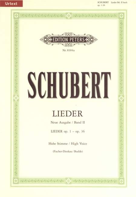 Lieder - Band 2 (Hohe Stimme)