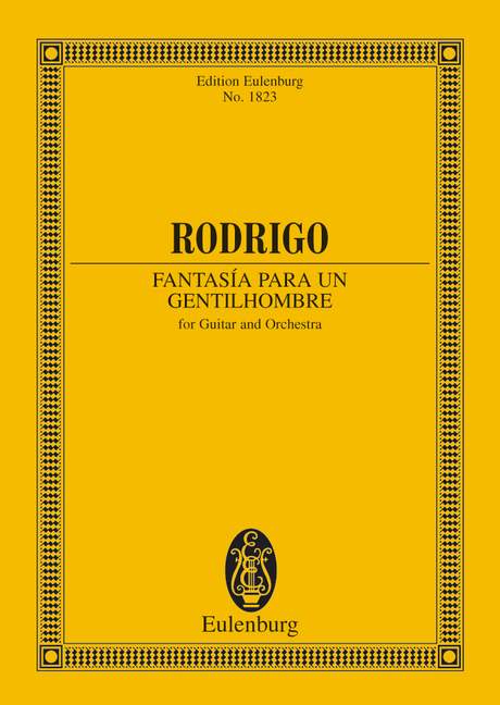 Fantasia para un gentilhombre (Study score)