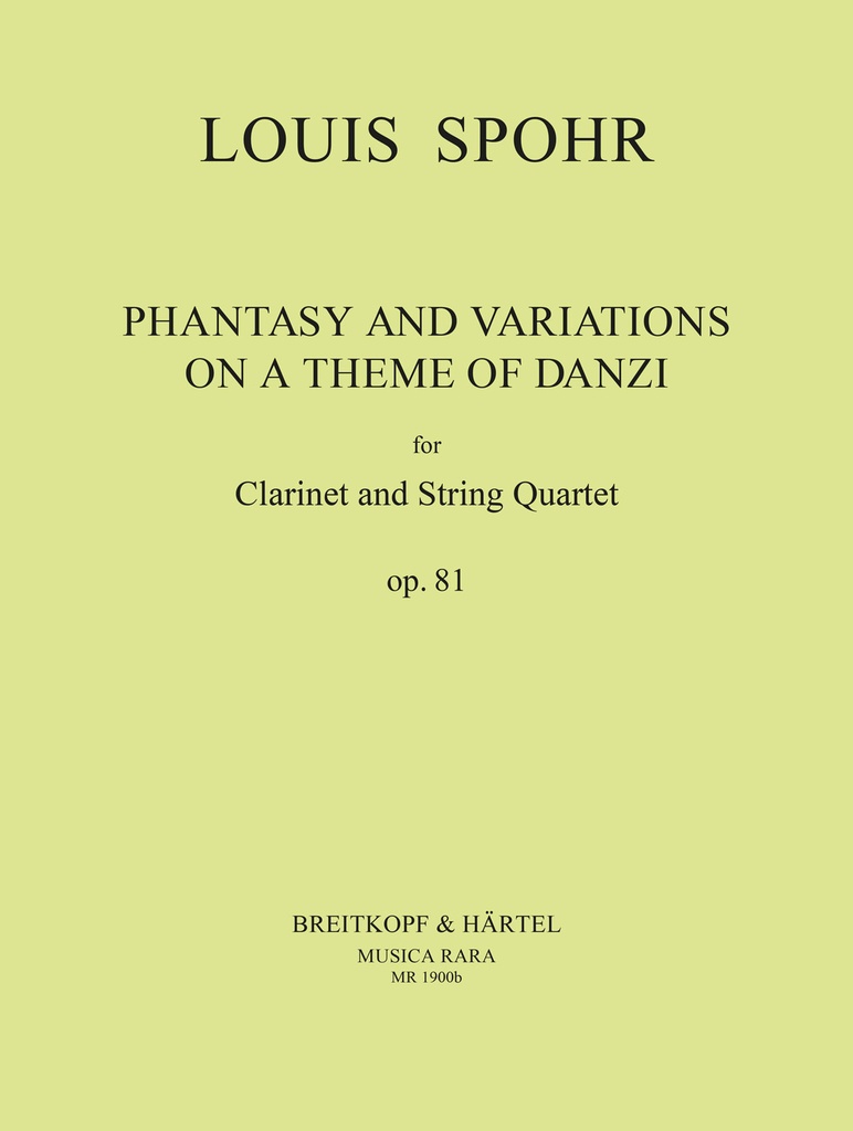 Phantasy and Variations on a Theme of Danzi, Op.81 (Set of parts)