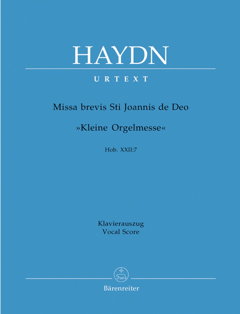 Missa brevis St.Joannis, Hob. XXII:7 Little Organ Mass (Vocal score)