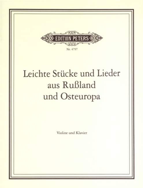 Leichte Stucke und Lieder russ. Komp.