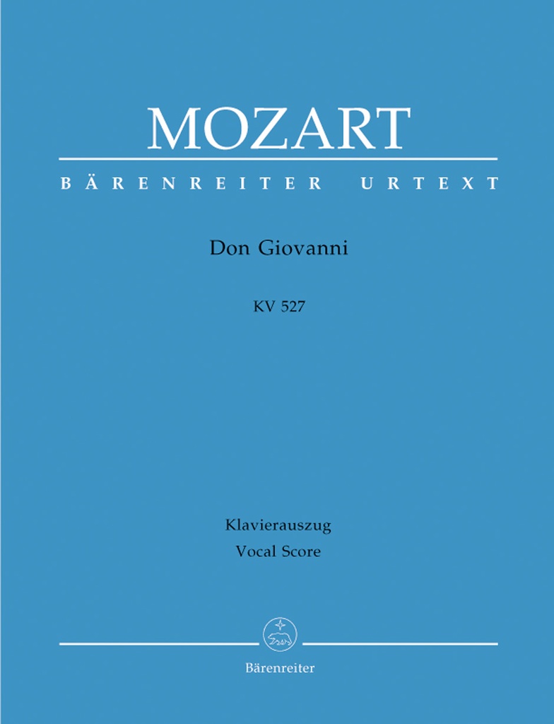 Don Giovanni, KV.527 (Vocal score - paperback)