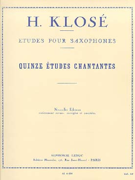 15 Etudes Chantantes