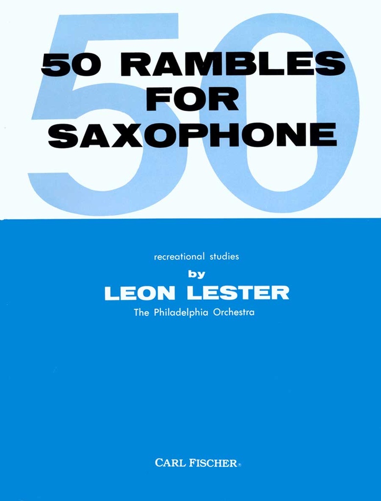 50 Rambles for Saxophone