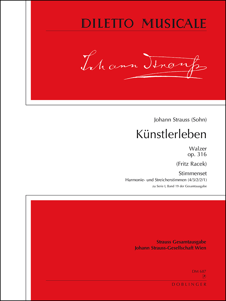 Kunstlerleben, Op.316 (Full score)