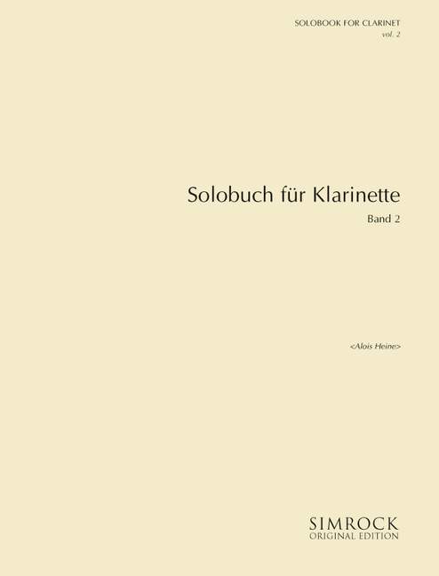 Solobuch fur Klarinette - Vol.2